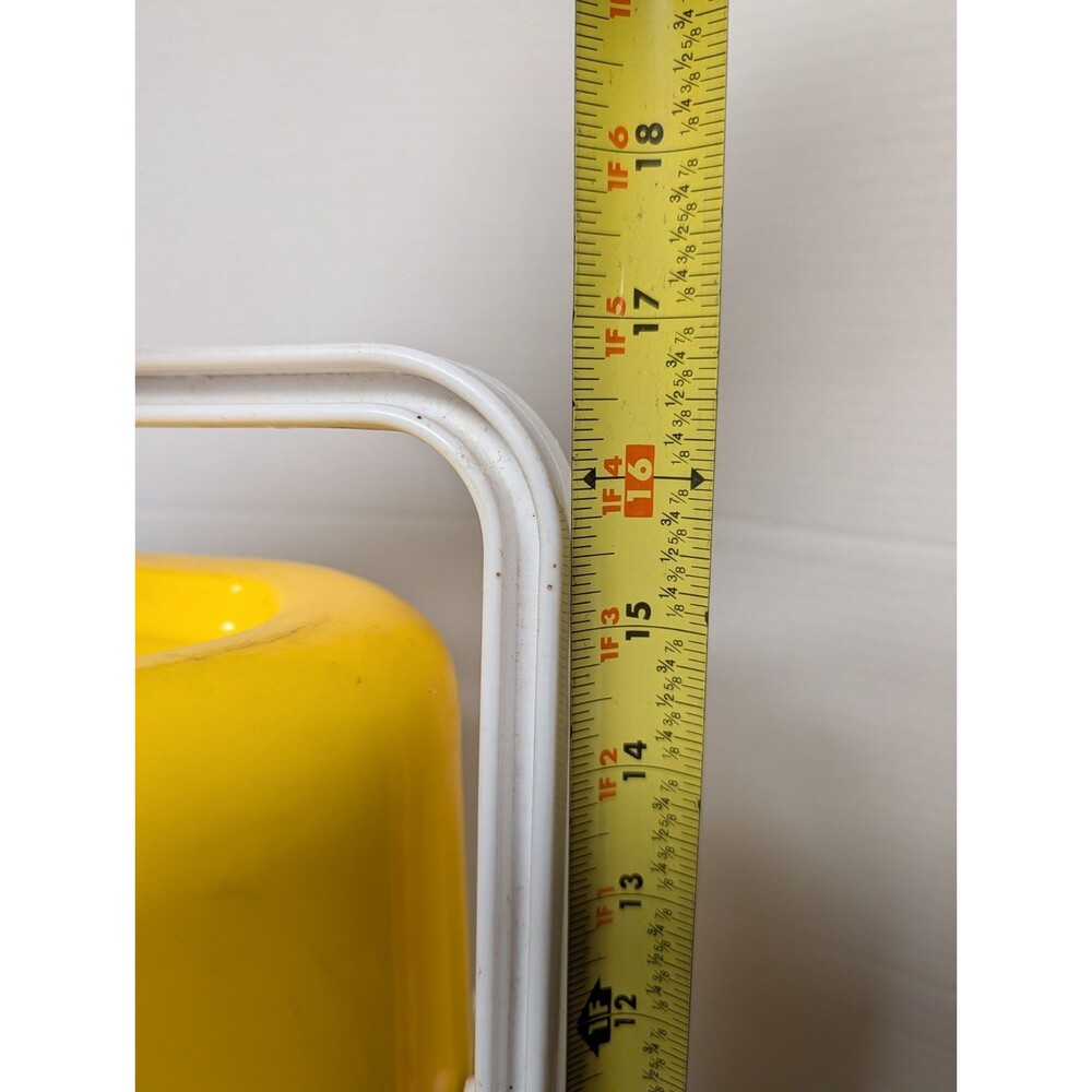 BYO Insulated Wine Cooler yellow Retro 3 Bottle Drinks Missing Freeze Thing - Picture 5 of 5